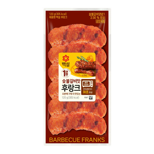 CJ)숯불갈비후랑크 120g